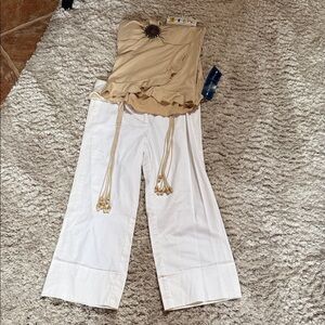 Soulmates: Capris, Belt, Halter. NWT